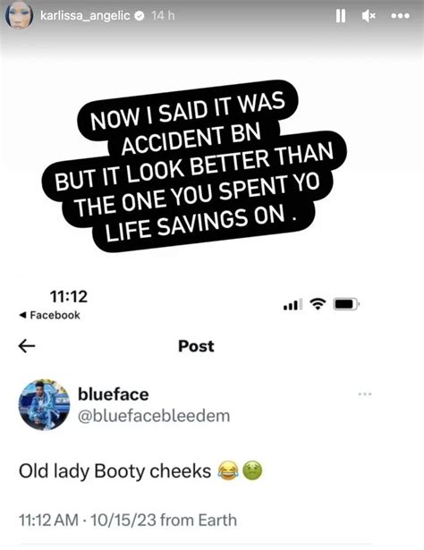 Blueface Reacts After His Mom Compares Her Bare Booty。